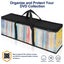 2 Pack CD Book Storage Bags Organizer Bag for DVDs CDs Video Game Discs Carousel 2