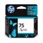 HP 75 Tricolour Cyan Magenta Yellow Ink Cartridge Toner CB337WA Carousel 1