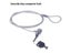 Laptop Lock Key Lock 1.2m Long Thick Anti Shear Steel Wire Lock Secure And Carousel 1