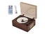 Vintage Leather CD Player Two-way Bluetooth 5.0 Built-in Speaker Portable Carousel 1