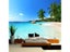 Custom 3D Photo Wallpaper Seascape Beach Palm For Living/Bedroom Background Carousel 5