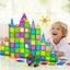 120pcs Kids Magnetic Tiles Blocks Building Educational Toys Children Gift Carousel 6