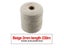 2mm/230M Natural Beige Soft Cotton Cord Rope Craft Macrame Artisan String DIY Carousel 1