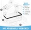 Acrylic Window Bird Feeder Detachable Birds Feeders Tray Transparent Outside Carousel 4