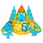 Kids Magnetic Tiles Blocks Carousel 9