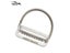 316 Stainless Steel Scuba Diving Belt Webbing Strap Keeper With D-ring Buckle Carousel 1