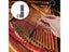 1 Set Piano Tuning Tools Rubber Metal Durable Mute Forks Long Strips Simple Carousel 3