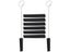 1 Set Piano Tuning Tools Rubber Metal Durable Mute Forks Long Strips Simple Carousel 6