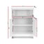 Artiss Buffet Sideboard Cabinet Kitchen Bathroom Storage Cupboard Hallway White Carousel 2