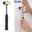 Double-Faced Soft Hammer Mallet Rubber Hammer *Local Buy* Carousel 1