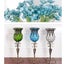 SOGA 85cm European Clear Glass Floor Home Decor Flower Vase with Tall Metal S... Carousel 4
