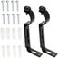 Adjustable Curtain Rod Brackets 20-28mm Curtain Rod Bracket (black) 2pcs Carousel 1