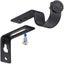 Adjustable Curtain Rod Brackets 20-28mm Curtain Rod Bracket (black) 2pcs Carousel 4