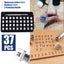 Brand New 37Pcs Letter Number Punch Set Punch Stamp Punch Stamps *Clearance* Carousel 7