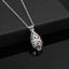 Ashes Keepsake Urn Necklace Cremation Jewellery Women, Stainless Steel Memorial Carousel 4