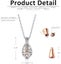 Ashes Keepsake Urn Necklace Cremation Jewellery Women, Stainless Steel Memorial Carousel 5