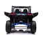 UTV 2000 Supper Big Buggy Powerful Motor 65W Leather Seats Rubber Tyres 4WD-Blue Carousel 3