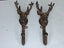 2 x Cast Iron Deer Coat Hooks Carousel 5