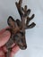 2 x Cast Iron Deer Coat Hooks Carousel 2