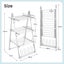 Electric Airer Heated Towel Rail Clothes Drying Rack Carousel 5