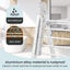 Electric Airer Heated Towel Rail Clothes Drying Rack Carousel 12