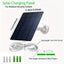 4W Solar Panel Kit for Eufy Arlo Wyze Swann Reolink Ring Blink 3672501 Carousel 4