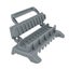 Single Row Kebab Maker BBQ Meat Skewer Mould Machine Reusable Plastic Carousel 1