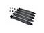5Pcs PCI Slot Cover Dust Filter Cleaner Blanking Plate Hard Steel Black W/ Carousel 1