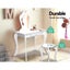 Keezi White Kids Vanity Dressing Table Stool Set Mirror Princess Children Makeup Carousel 6