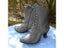 Quality Women Boots PU Leather Bikerboots Women For Women High Heel Pointed Toe Carousel 1
