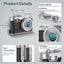 Mini Keychain Camera 1080P FHD Mini Retro Digital Camera Carousel 7