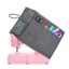 Pink 46*32*21cm Foldable Sewing Machine Dust Cover with Storage Pockets Carousel 1