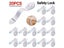 1-20PCS Child Safety Cabinet Lock Baby Security Protection Drawer Door Cabinet Carousel 3