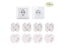 10pcs Baby Safety Electrical Security Plastic Safe Lock Cove Socket Protection Carousel 3