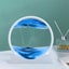 7 inches Moving Sand Art Picture Frame Carousel 4