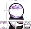 7 inches Moving Sand Art Purple Carousel 3
