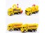 4 Pack Pull Back Cars Friction Powered Toy Vehicles Construction Set - Dump Carousel 3