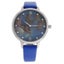 Charlotte Raffaelli CRR007 La Romance - Silver/Blue Leather Strap Watch by Ch... Carousel 1
