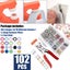 100Pcs Bulk Metal Snaps Buttons Fastener Tools *Over Stocked* Carousel 7