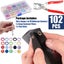100Pcs Bulk Metal Snaps Buttons Fastener Tools *Over Stocked* Carousel 3