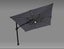 Alabaster 3m Square Cantilever Umbrella Carousel 4