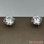 14ct White Gold 2.05ct TDW Lab-Grown Diamond Stud Earrings ~ $5,200! Carousel 1