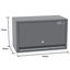 PRO SERIES 3718MM x 580MM x 2020MM BLACK WORKSHOP GARAGE STORAGE CABINET SET Carousel 8