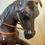 Elegant leather horse Carousel 5