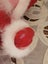 Genuine Vintage Flocked Santa 18cm #2 Carousel 3