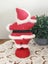 Genuine Vintage Flocked Santa 18cm #2 Carousel 2