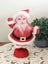 Genuine Vintage Flocked Santa 18cm #2 Carousel 1