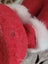 Genuine Vintage Flocked Santa 18cm #2 Carousel 4