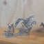 Pewter dragons mixed lot - including Spoontiques and J Guthrie Carousel 7