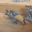Pewter dragons mixed lot - including Spoontiques and J Guthrie Carousel 10